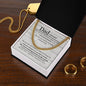To My Dad | The Most Amazing Person In The World - Cuban Link Chain