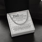 To My Dad | The Most Amazing Person In The World - Cuban Link Chain