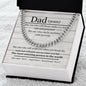 To My Dad | The Most Amazing Person In The World - Cuban Link Chain