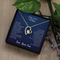 To My Lovely Mom | Thank You - Forever Love Necklace